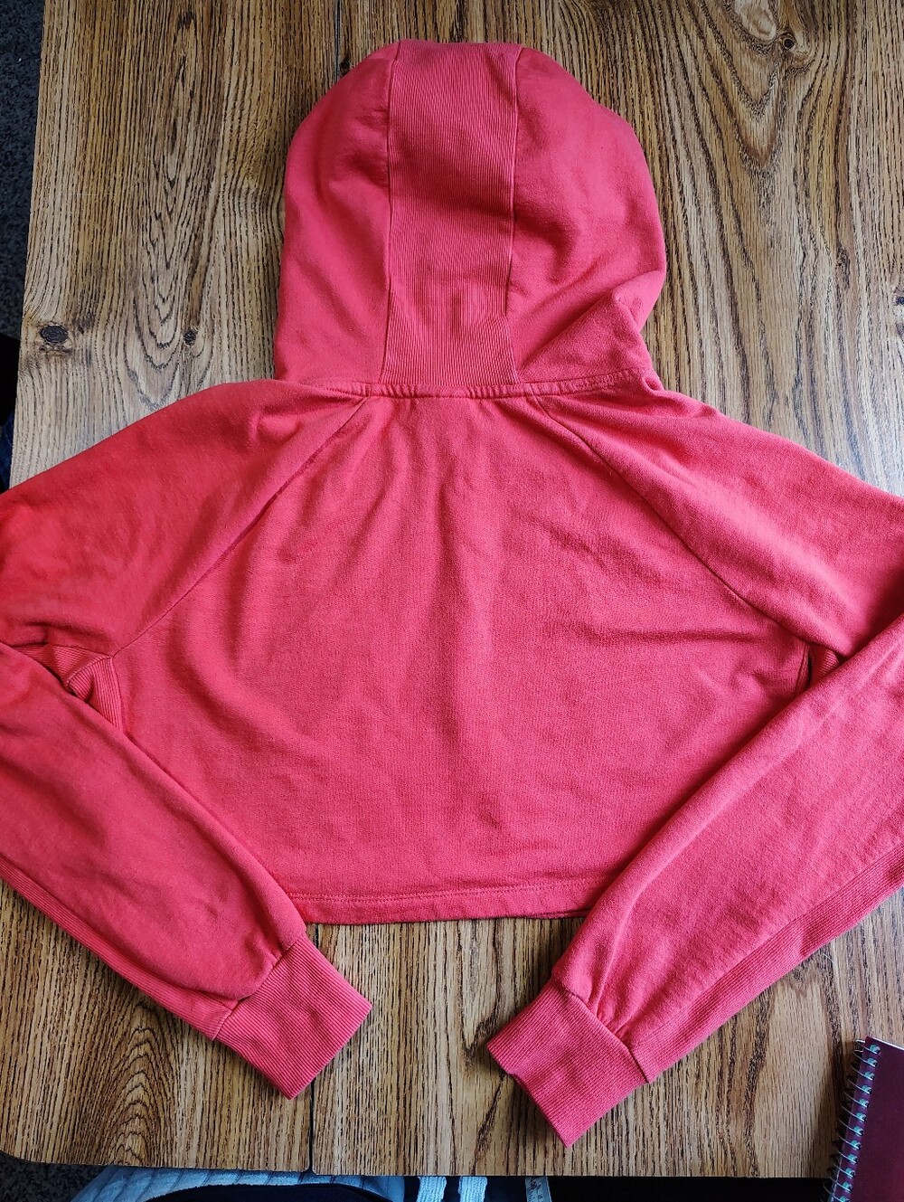 Gymshark Training Cropped Hoodie Women's Drawstring Orange sz S. - Picture 7 of 14